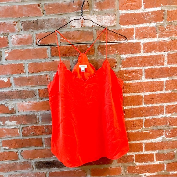 J crew Orange Tank Top - Picture 2 of 6